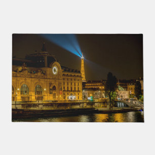 Musée d'Orsay in Paris nachts Fußmatte