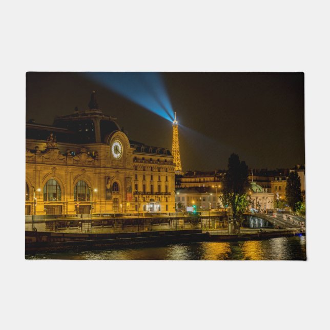 Musée d'Orsay in Paris nachts Fußmatte