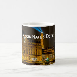 Musée d'Orsay in Paris nachts Kaffeetasse