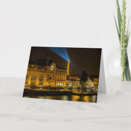 Musée d'Orsay in Paris nachts Karte