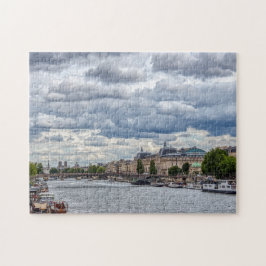 Musée d'Orsay und Seine river - Paris, Frankreich Puzzle