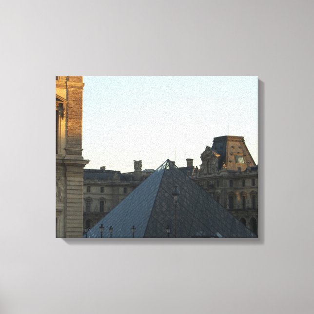 Musee du Louvre Leinwanddruck (Vorderseite)