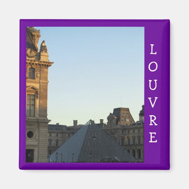 Musee du Louvre Magnet (Vorne)