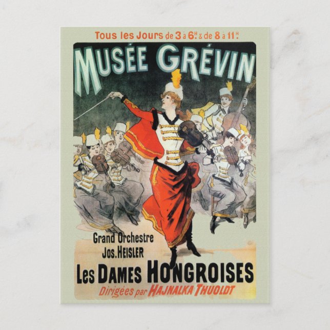 Musee Grevin Reissue Vintag Postkarte (Vorderseite)