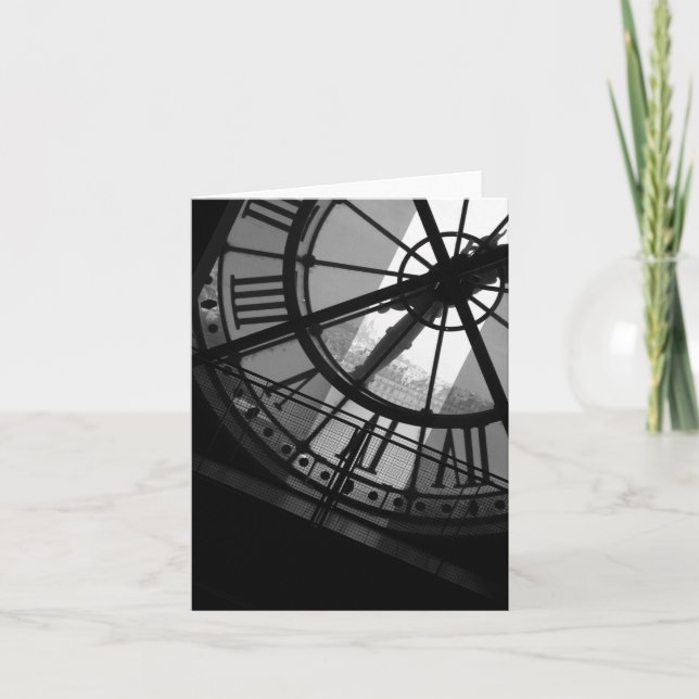 Museo d'Orsay Clock Card Karte (Vorderseite)
