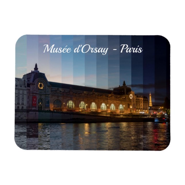 Museo d'Orsay Day to Night Timeslice - Paris Magnet (Horizontal)