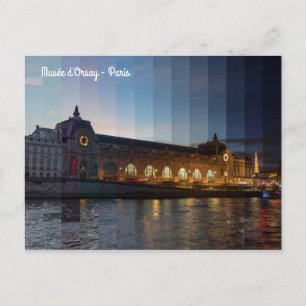Museo d'Orsay Day to Night Timeslice - Paris Postkarte