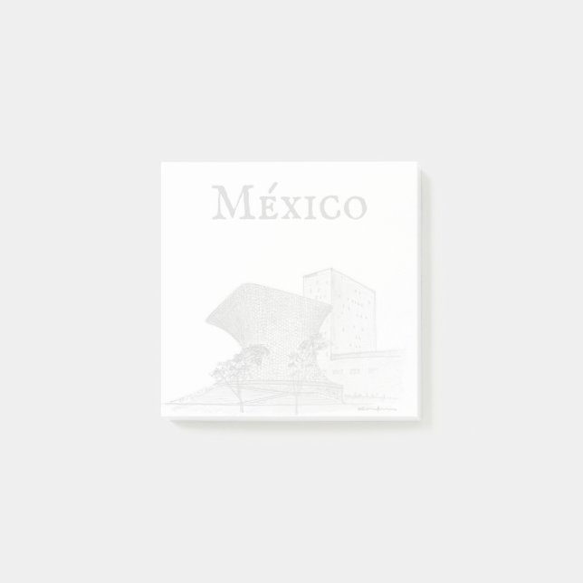 Museo Soumaya, Mexiko-Stadt, Mexiko Post-it Klebezettel (Vorderseite)