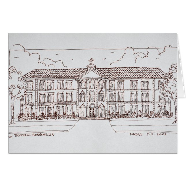 Museo Thyssen-Bornemisza| Madrid, Spanien (Vorderseite (Horizontal))