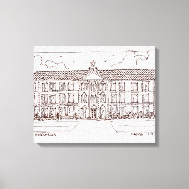 Museo Thyssen-Bornemisza | Madrid, Spanien Leinwanddruck (Vorderseite)