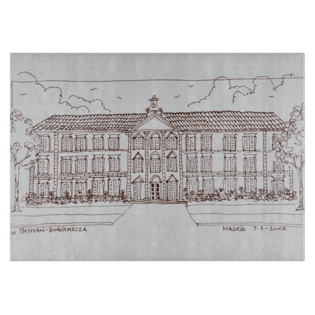 Museo Thyssen-Bornemisza| Madrid, Spanien Schneidebrett (Vorderseite)