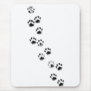 MUSEPAD - KATZE- ODER HUNDERZEITIGE DRUCKER/TRACKS MOUSEPAD