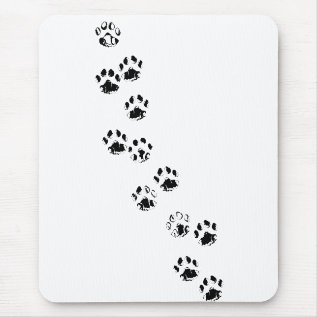 MUSEPAD - KATZE- ODER HUNDERZEITIGE DRUCKER/TRACKS MOUSEPAD (Vorne)