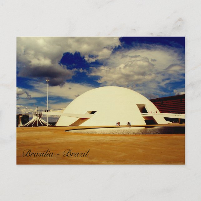 Museu Nacional Honestino Guimarães, Brasilia. Postkarte (Vorderseite)