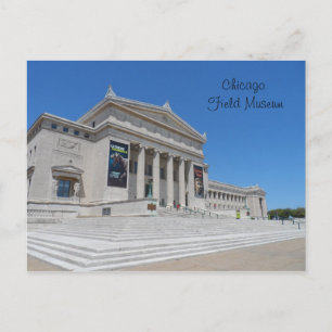 Museum Chicago Field Postkarte