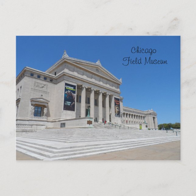 Museum Chicago Field Postkarte (Vorderseite)