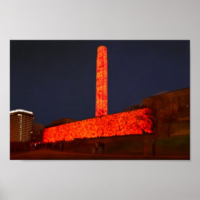 Museum für Mohnblumen und Denkmäler des Ersten Wel Poster (Vorne)