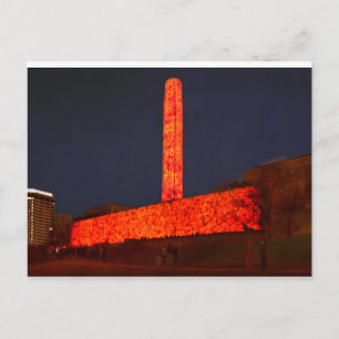 Museum für Mohnblumen und Denkmäler des Ersten Wel Postkarte