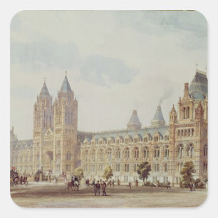 Museum für Naturgeschichte Quadratischer Aufkleber