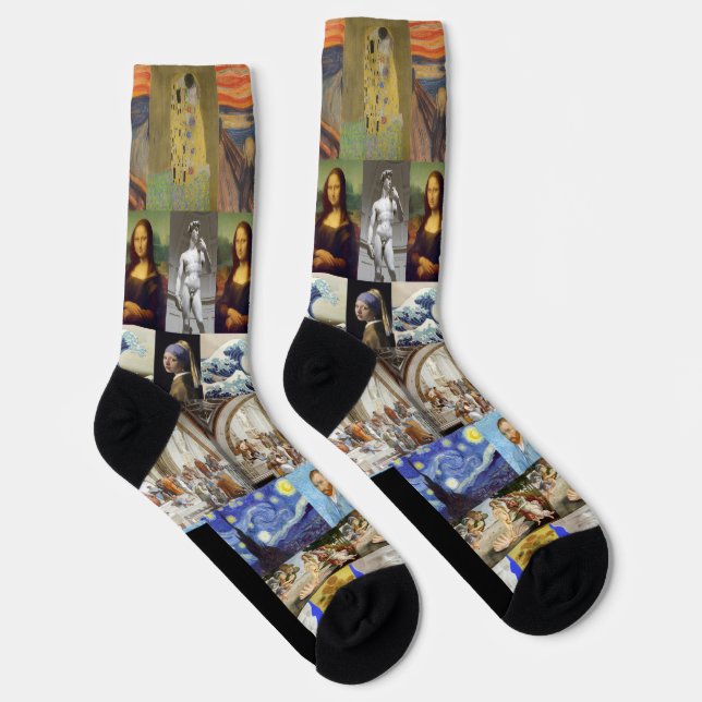 Museum Kunst Socken Verbesserte Crew Socken  (Rechts)