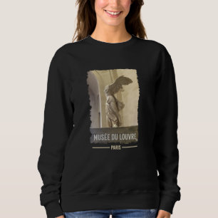 Museum Louvre Paris Frankreich Winged Victory Pins Sweatshirt