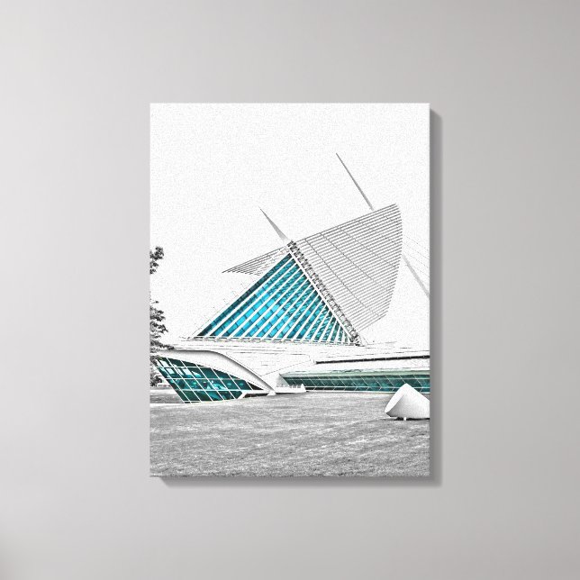 Museum Milwaukee Art Museum 7 Canvas Print Leinwanddruck (Vorderseite)