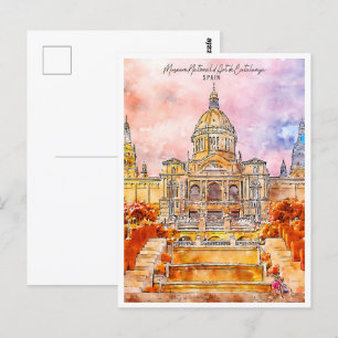 Museum National Art Travel Place Postkarte
