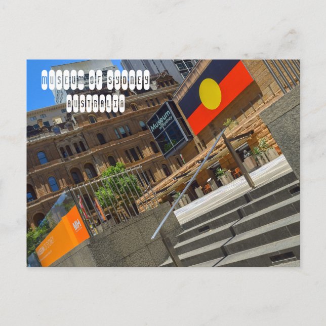 Museum Sydney in Australien Postkarte (Vorderseite)