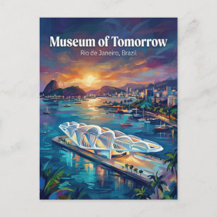 Museum von Morgen Brasilien Postkarte