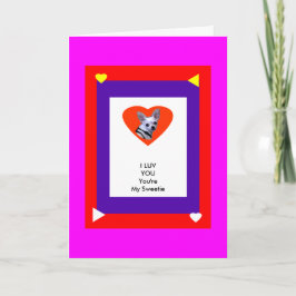 MUSEUM Zazzle Template 1 Valentine Card-1a2 Feiertagskarte