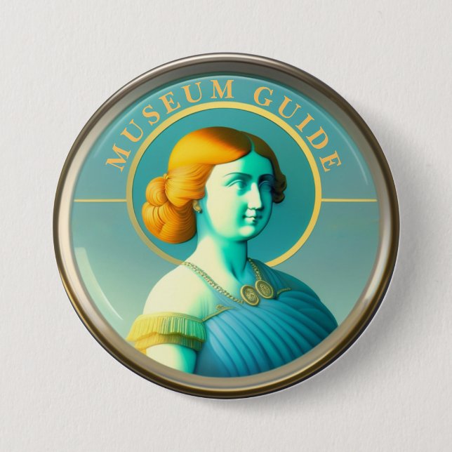Museumsführer-Button Button (Vorderseite)