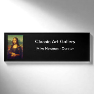 Museumsgalerie Namenschild