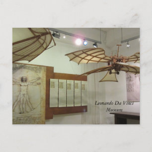 Museumstücke von Leonardo Da Vinci Postkarte