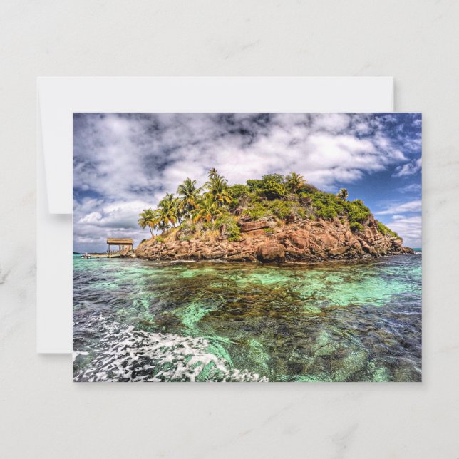 Musha Cay, Bahamas landschaftliche Sicht (Vorderseite)