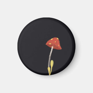 Mushed red black night forest magnet smurf habitat
