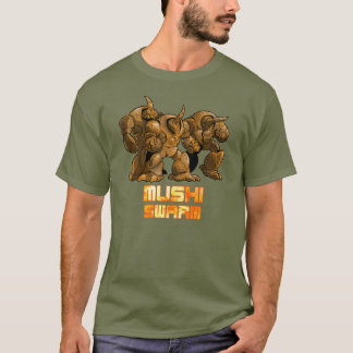 Mushi Schwarm Brown T-Shirt