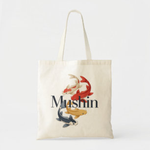 Mushin Koi Symbol für Flow-Zustand und Stärke Tragetasche