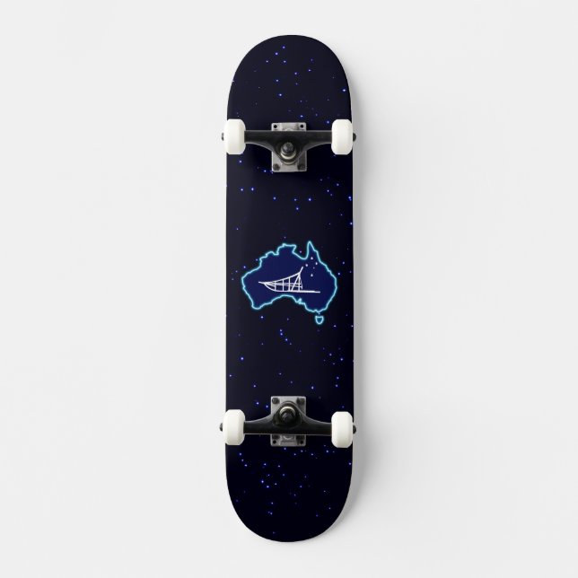 Mushing unten darunter skateboard (Vorderseite)