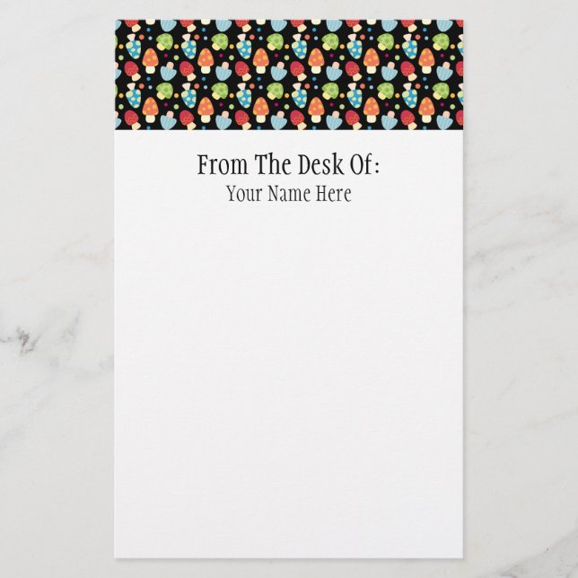 Mushroms Briefpapier (Vorderseite)