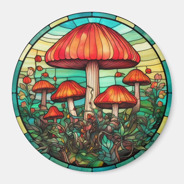 Mushroom Art Magnet (Vorne)