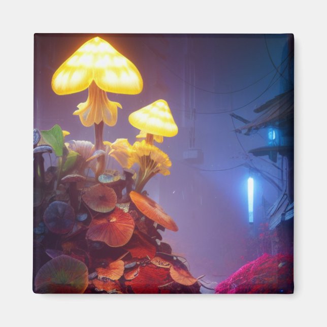 Mushroom Art Magnet (Vorne)