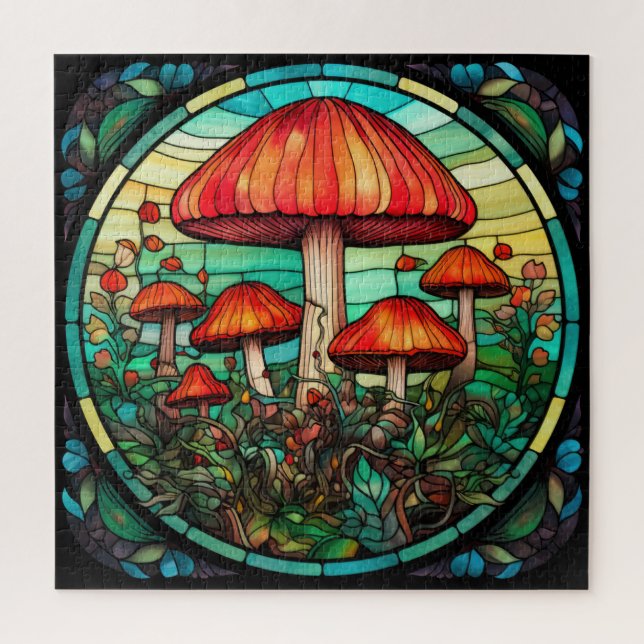 Mushroom Art Puzzle (Vertikal)