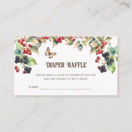 Mushroom Baby Dusche Windeln Raffelkarten Begleitkarte