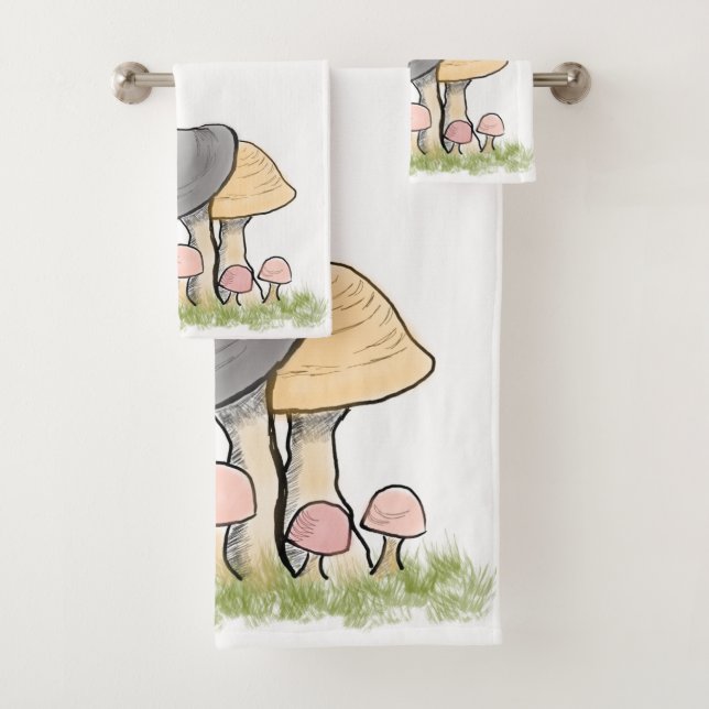 Mushroom  badhandtuch set (Insitu)