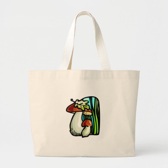 Mushroom-Bag Jumbo Stoffbeutel (Vorne)