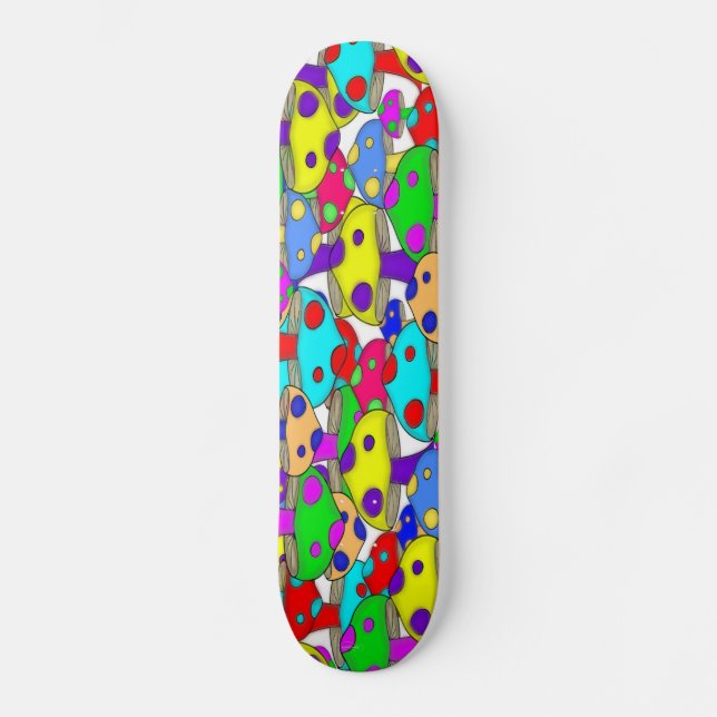 Mushroom-Board Skateboard (Vorderseite)