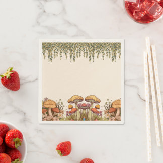 Mushroom Boho Theme Serviette