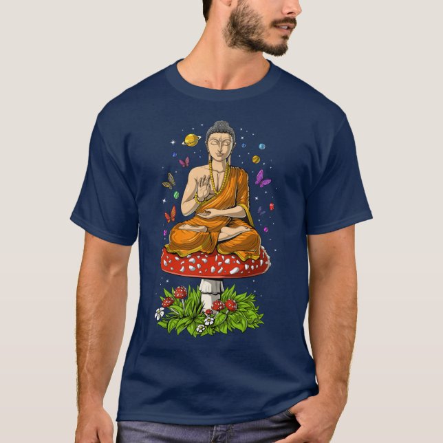 Mushroom Buddha boy T-Shirt (Vorderseite)