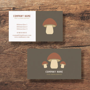 Mushroom Business Card Visitenkarte