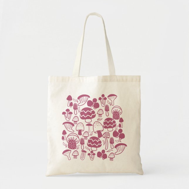 Mushroom Cherry Tragetasche (Vorne)